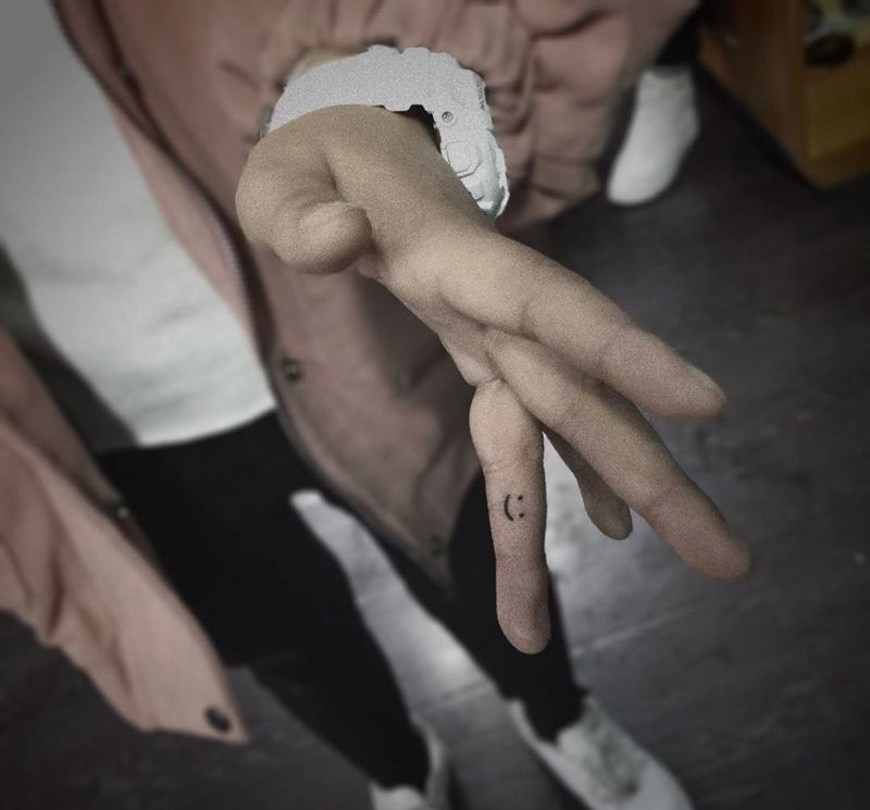 店内小清新纹身图片_手部小清新纹身图案