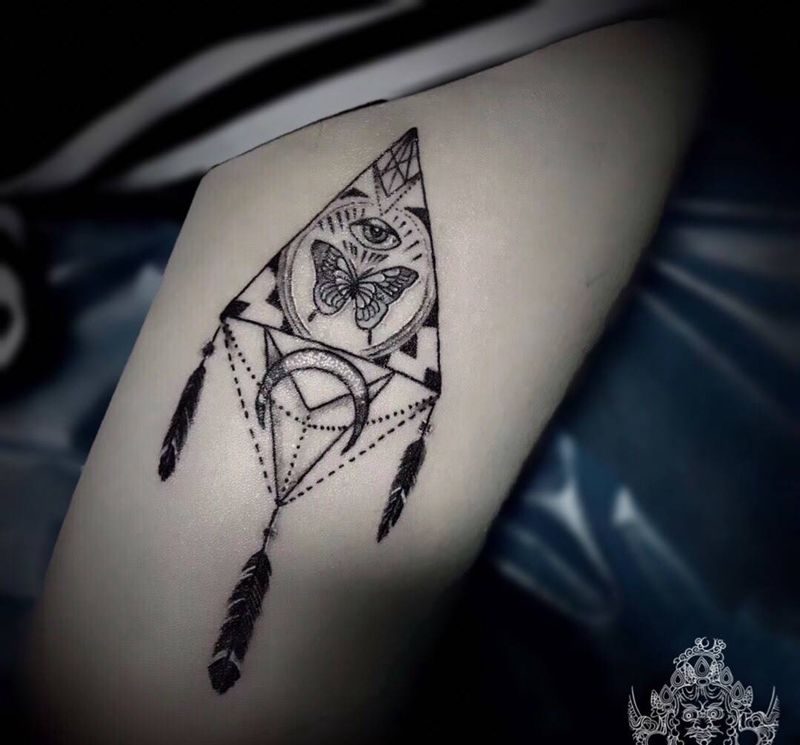 精致小纹身纹身图片_手臂点刺纹身图案