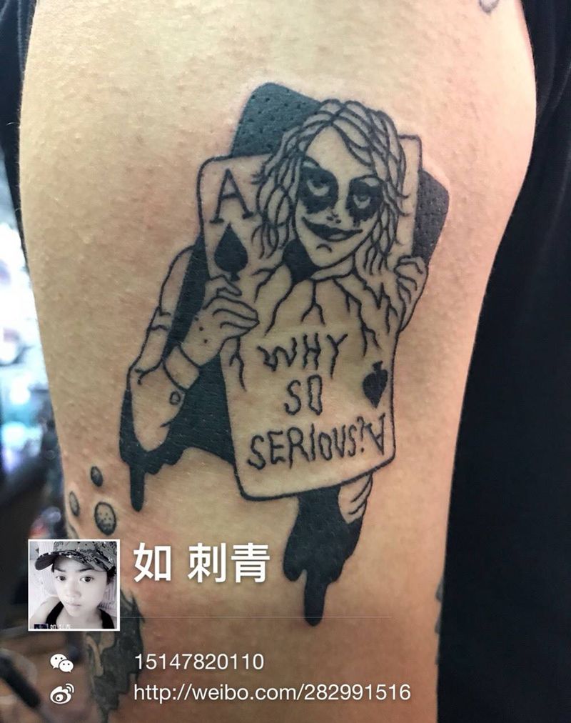 小丑纹身图片