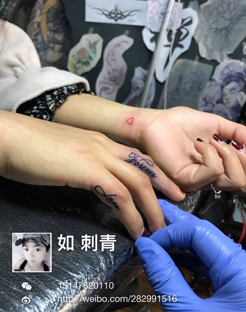 小清新纹身图片