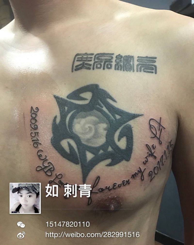 添加字母纹身图片