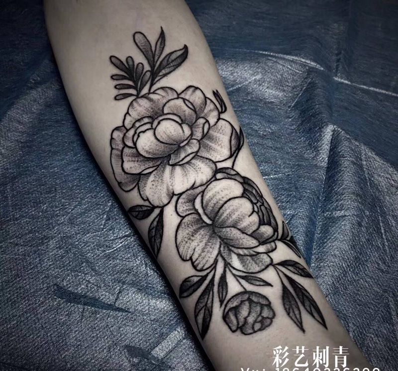 店内小清新纹身图片_手臂小清新纹身图案