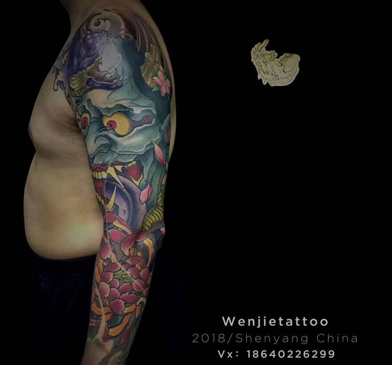 纹杰老师工作纹身图片