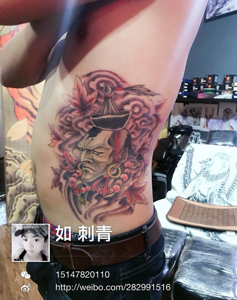 蒙古元素纹身图片