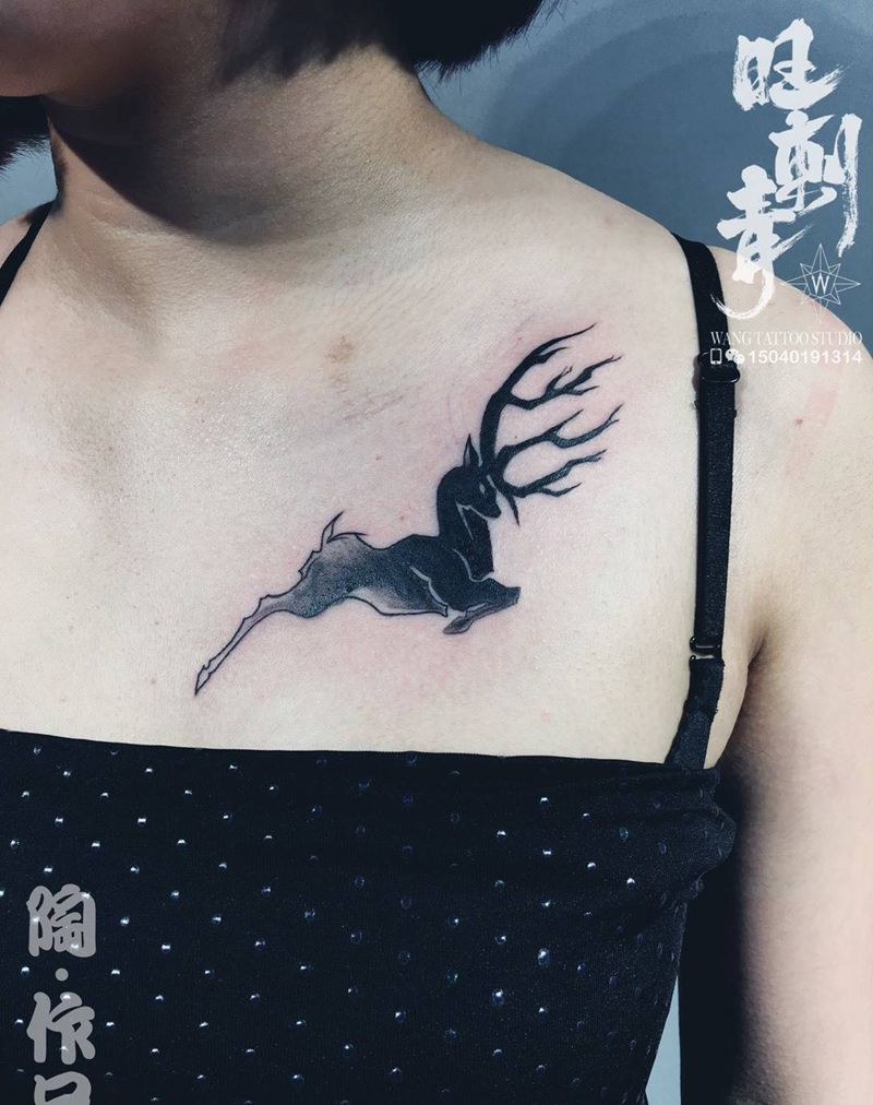 旺刺青·陶作品纹身图片_成品颈部胸部肩部腹部腰部背部臀部手臂纹身图案