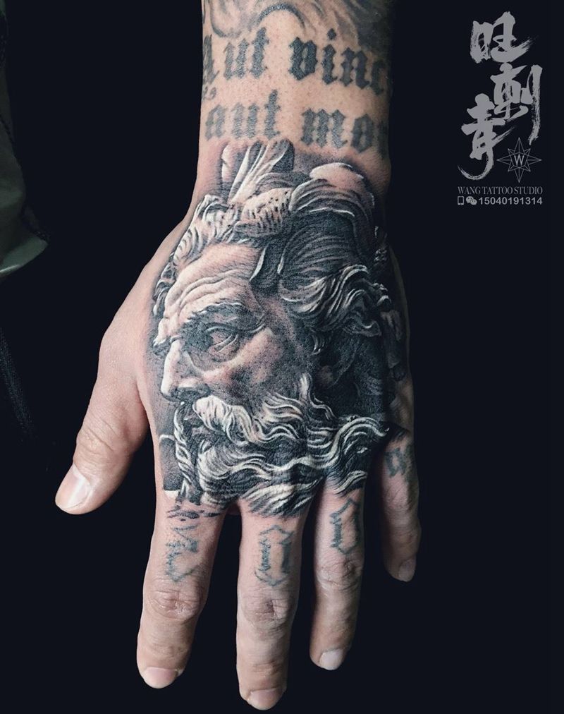 波塞冬纹身图片