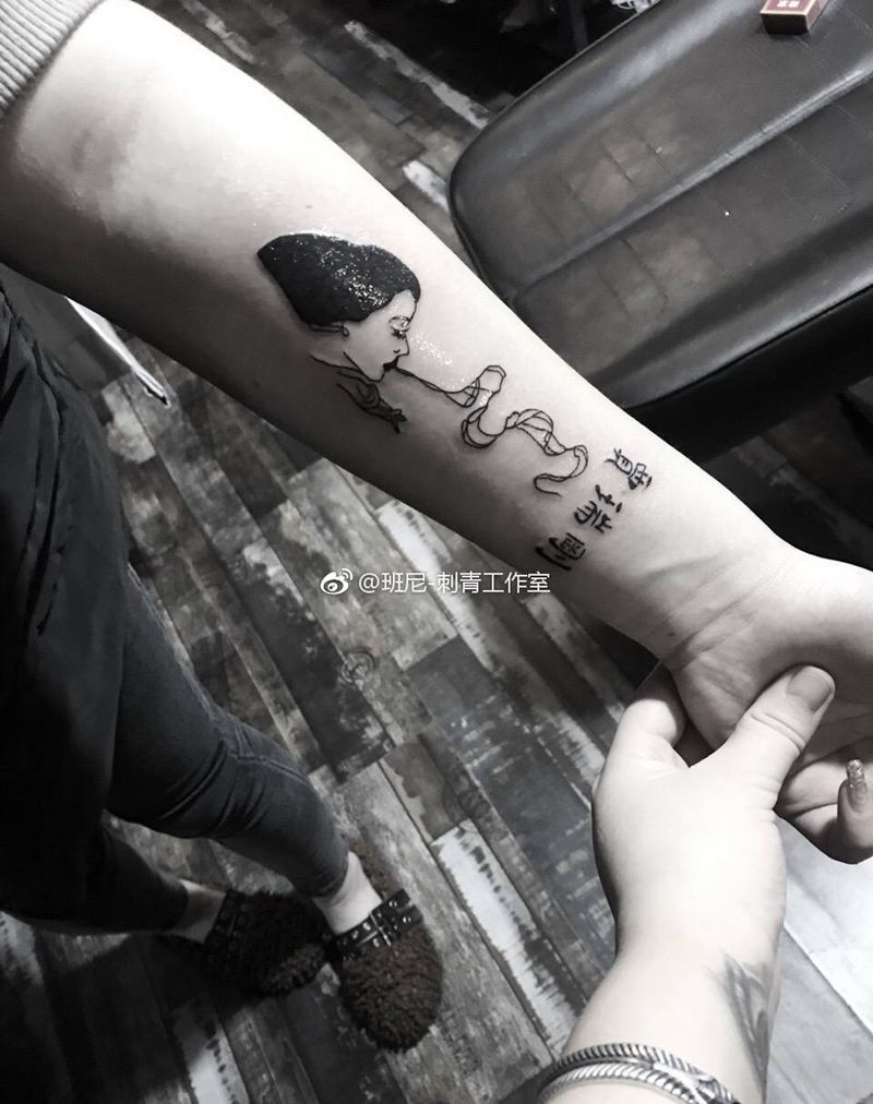 小清新纹身图片
