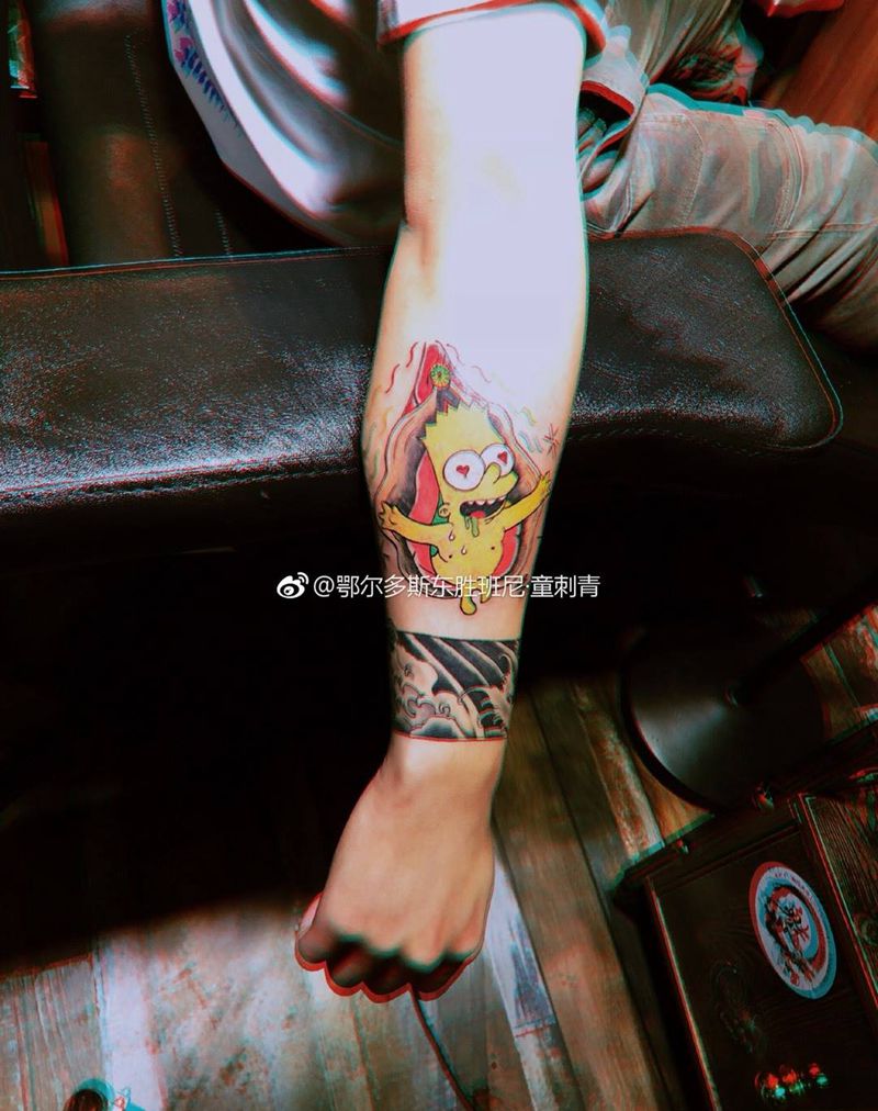 new school纹身图片