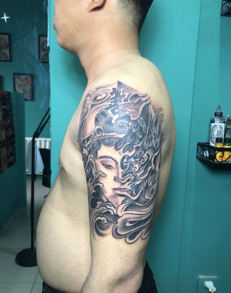 一念之间纹身图片_手臂纹身图案