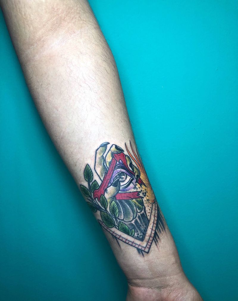 遮盖胎记纹身图片_手臂纹身图案