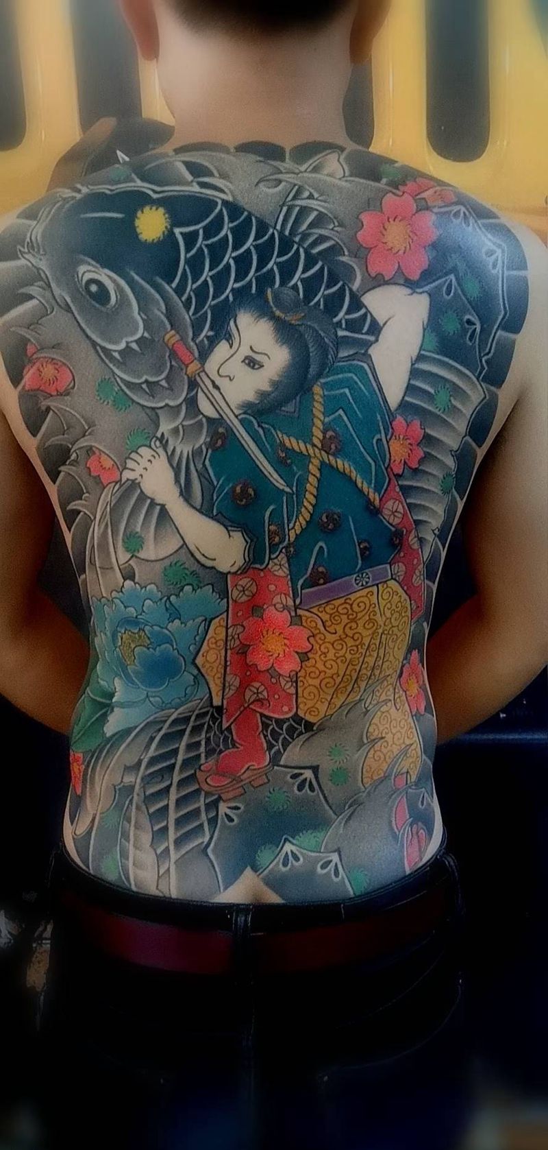 传统纹身图片_背部纹身图案