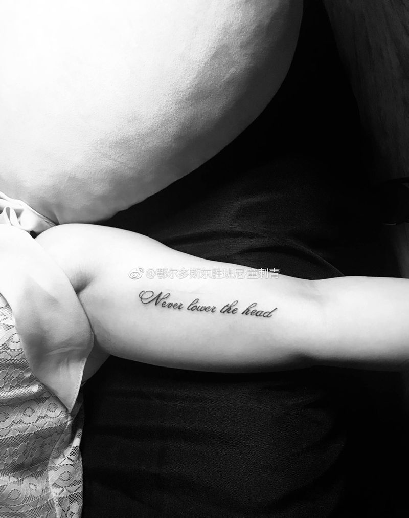 小英文纹身图片