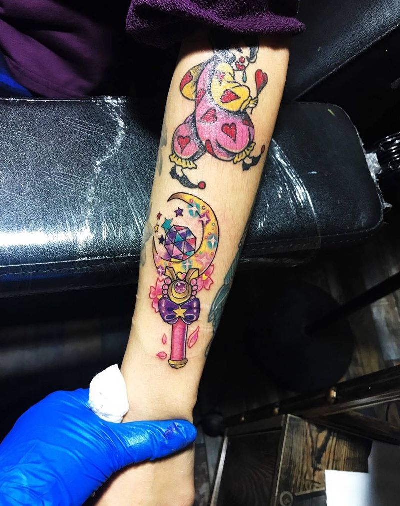 仙女棒纹身图片