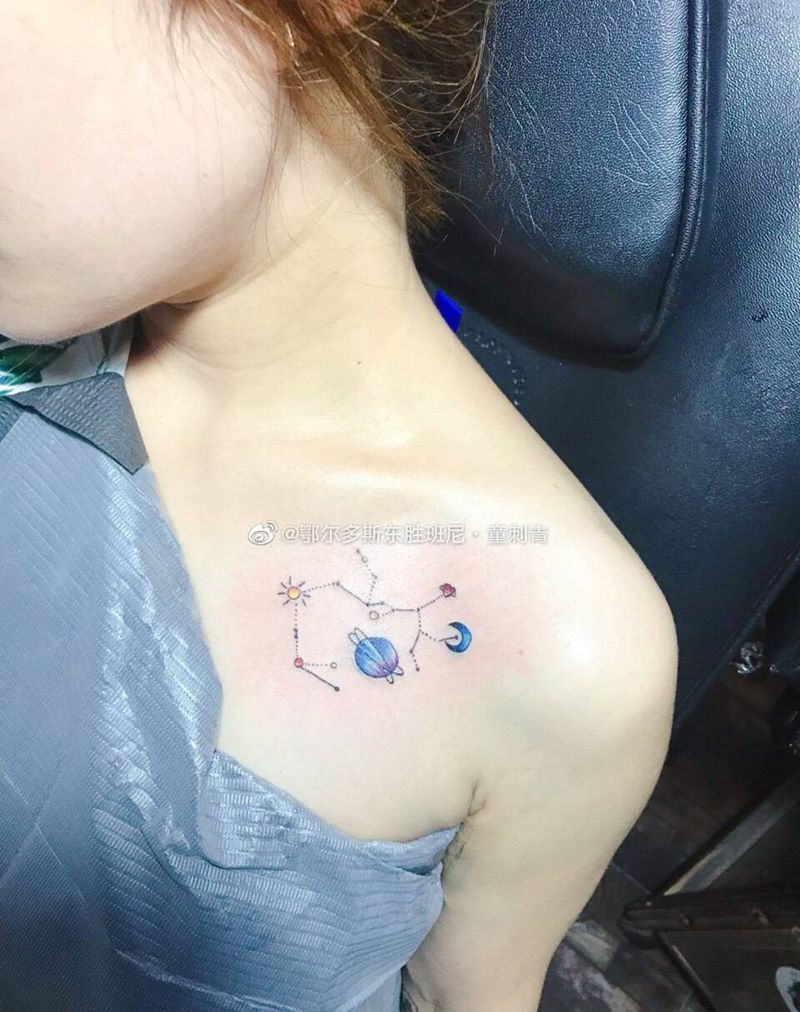 小清新纹身图片