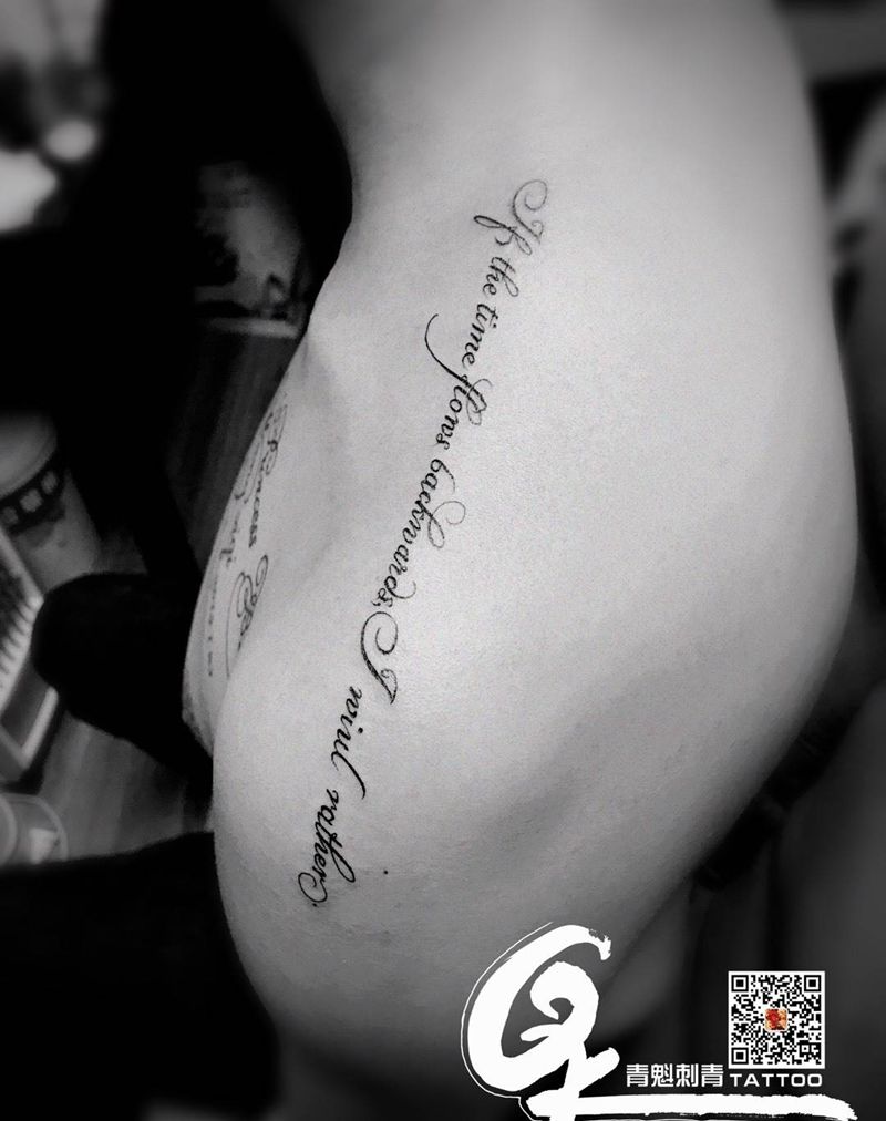 文字纹身图片