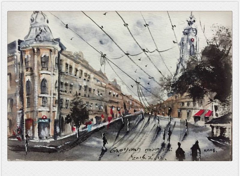 小风景纹身图片