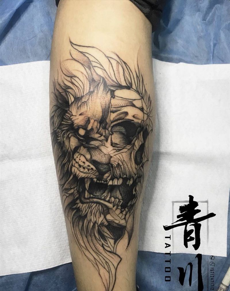 暗黑系纹身图片