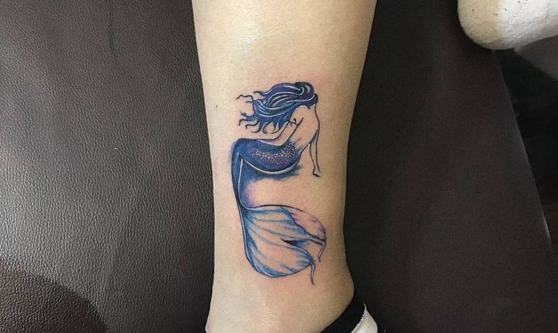 美人鱼纹身图片