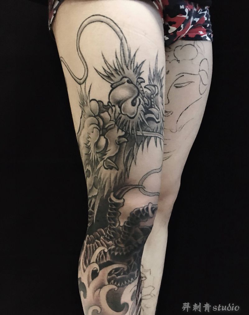 龙纹身图片