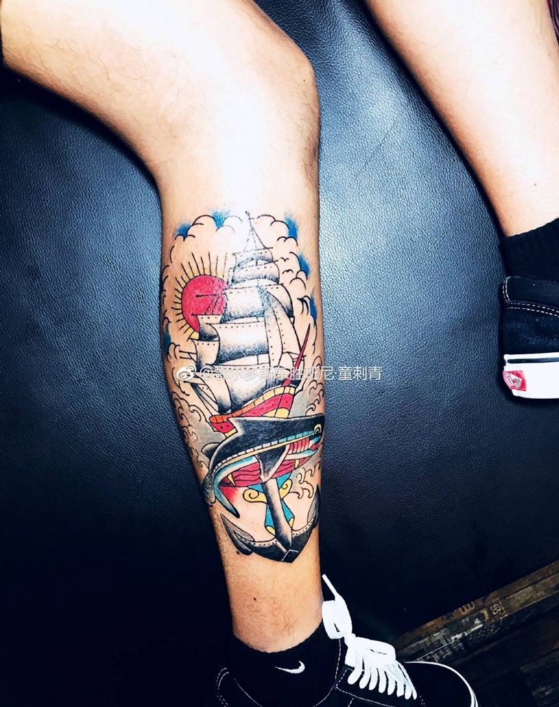 ⛵️纹身图片