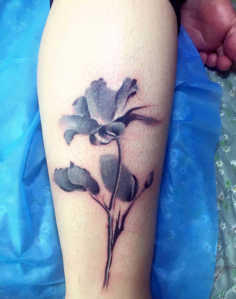 欧美花纹身图片