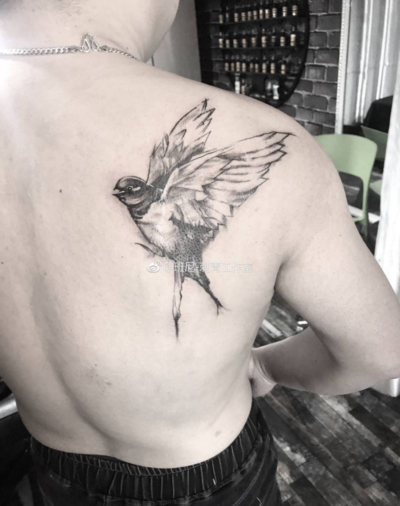 燕子纹身图片