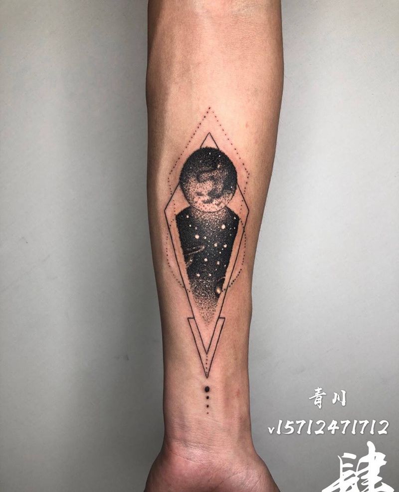 星球纹身图片