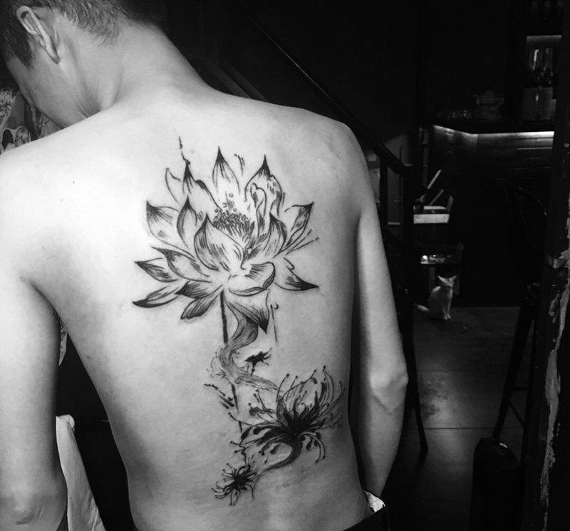 向死而生纹身图片