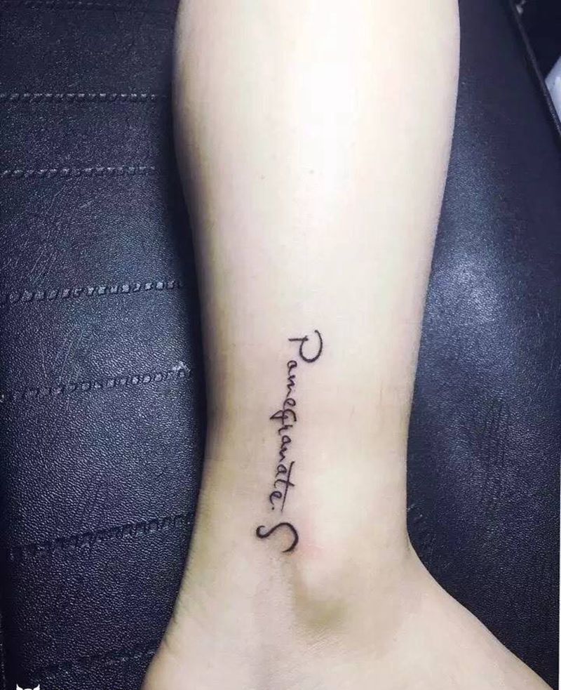 小英文纹身图片