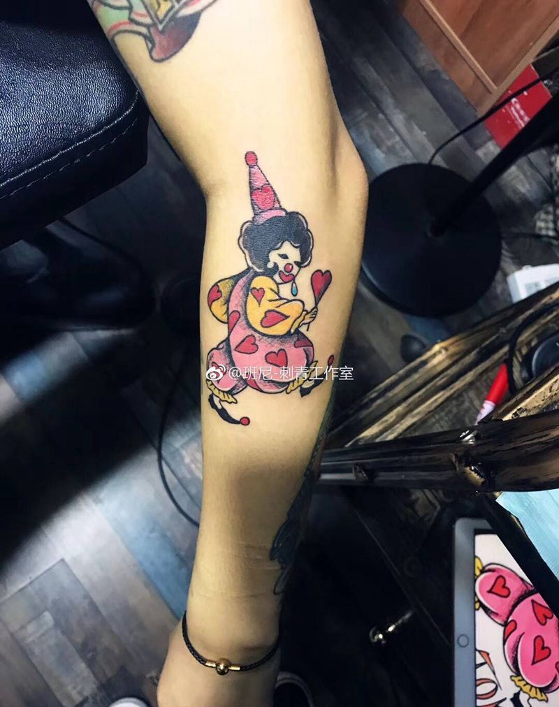 小丑纹身图片