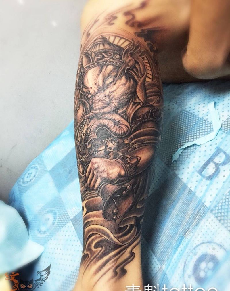 象神纹身图片