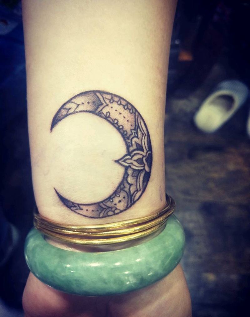 小亲新纹身图片_手臂几何纹身图案