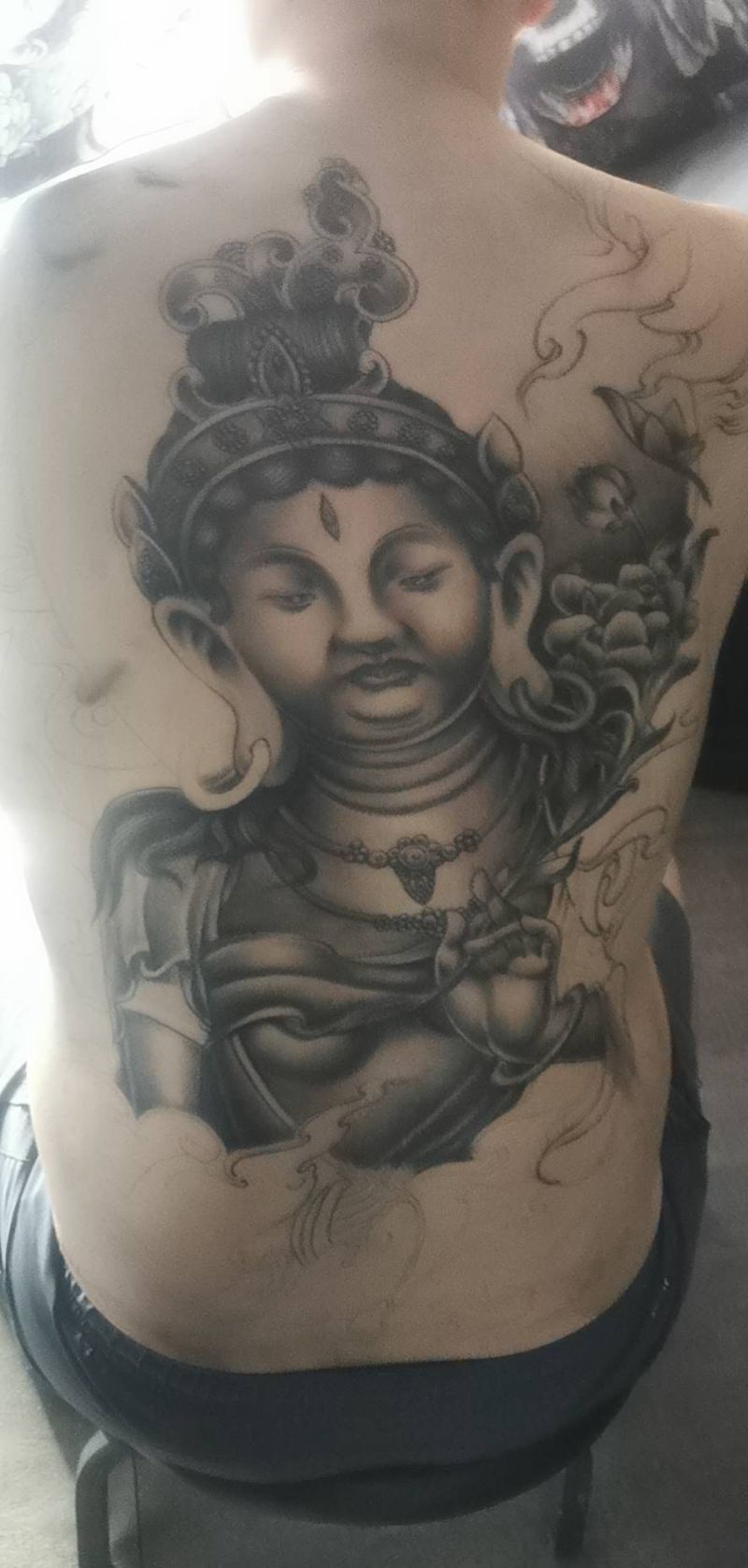 半成品纹身图片_背部纹身图案