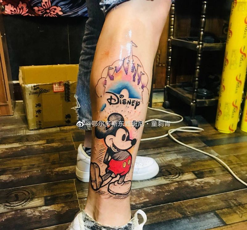 米奇纹身图片