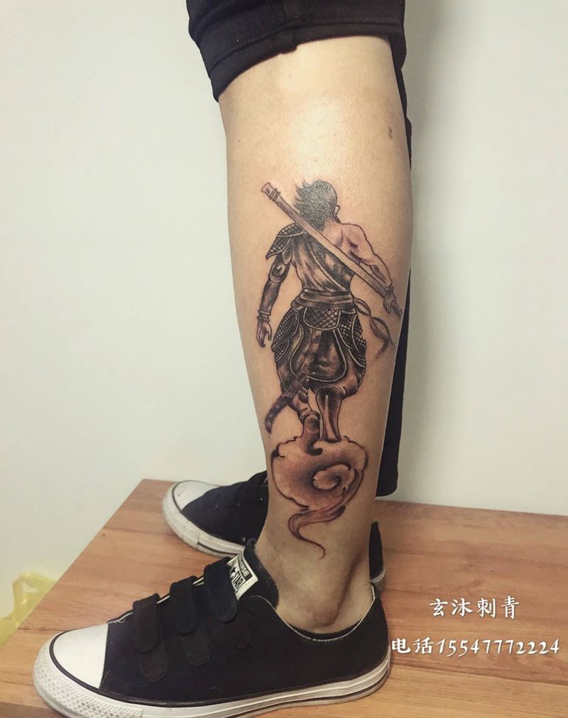 至尊宝孙悟空纹身图片