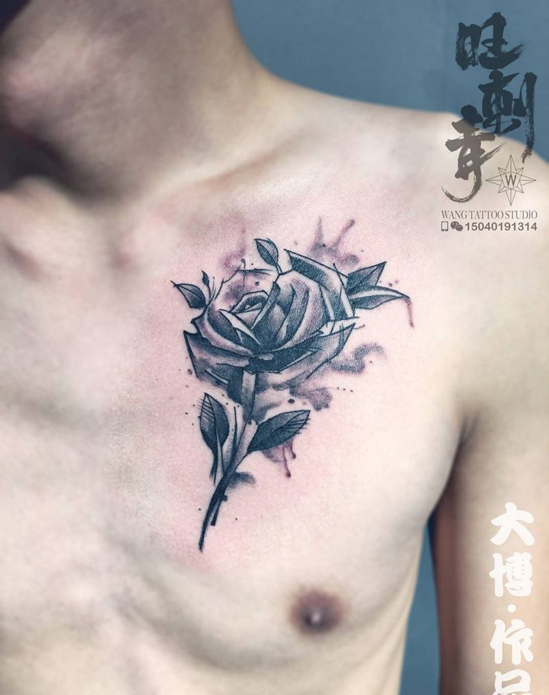 旺刺青·大博作品纹身图片_成品颈部肩部胸部腹部腰部背部臀部手臂纹身图案