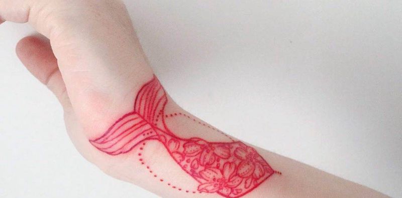 小海疼纹身图片_成品纹身图案