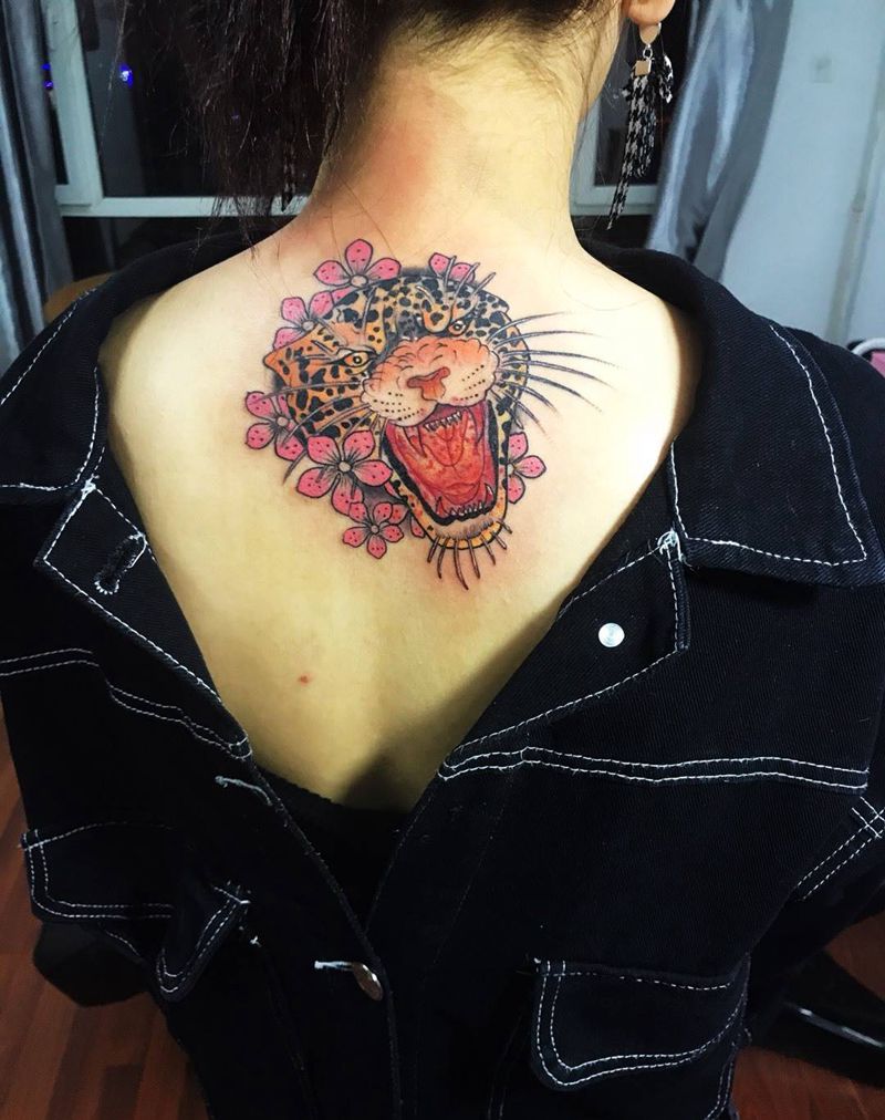 豹子纹身图片