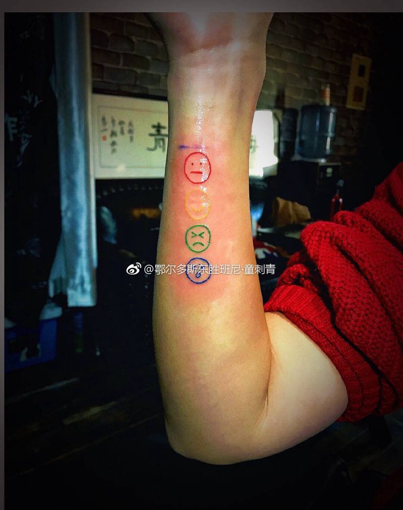 笑脸纹身图片
