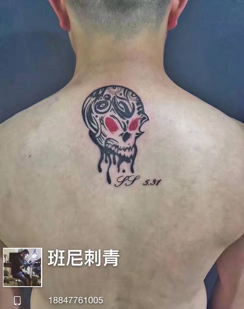 骷髅图腾纹身图片