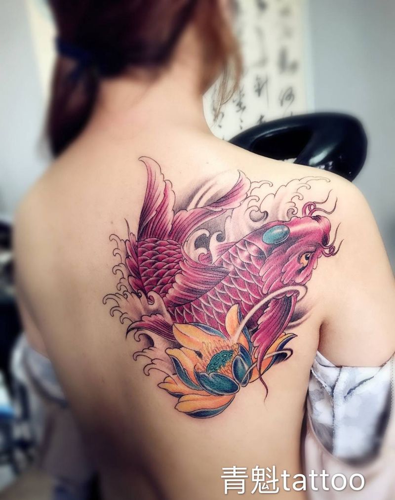 锦鲤纹身图片