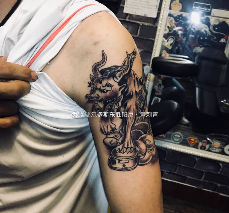 貔貅纹身图片