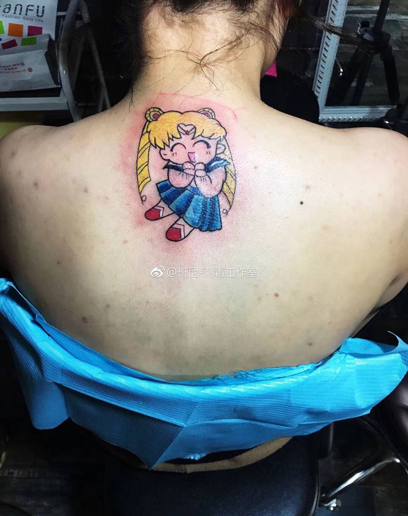 美少女纹身图片