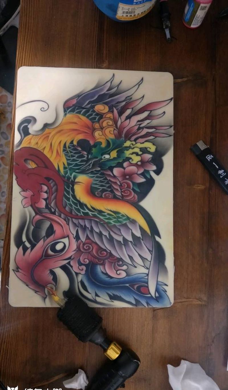 练习皮纹身图片_新传统纹身图案