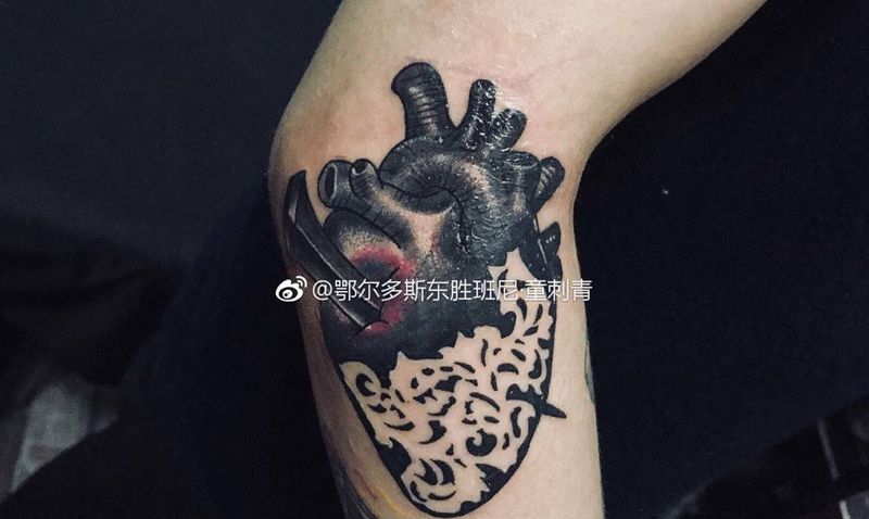 拼接花臂纹身图片