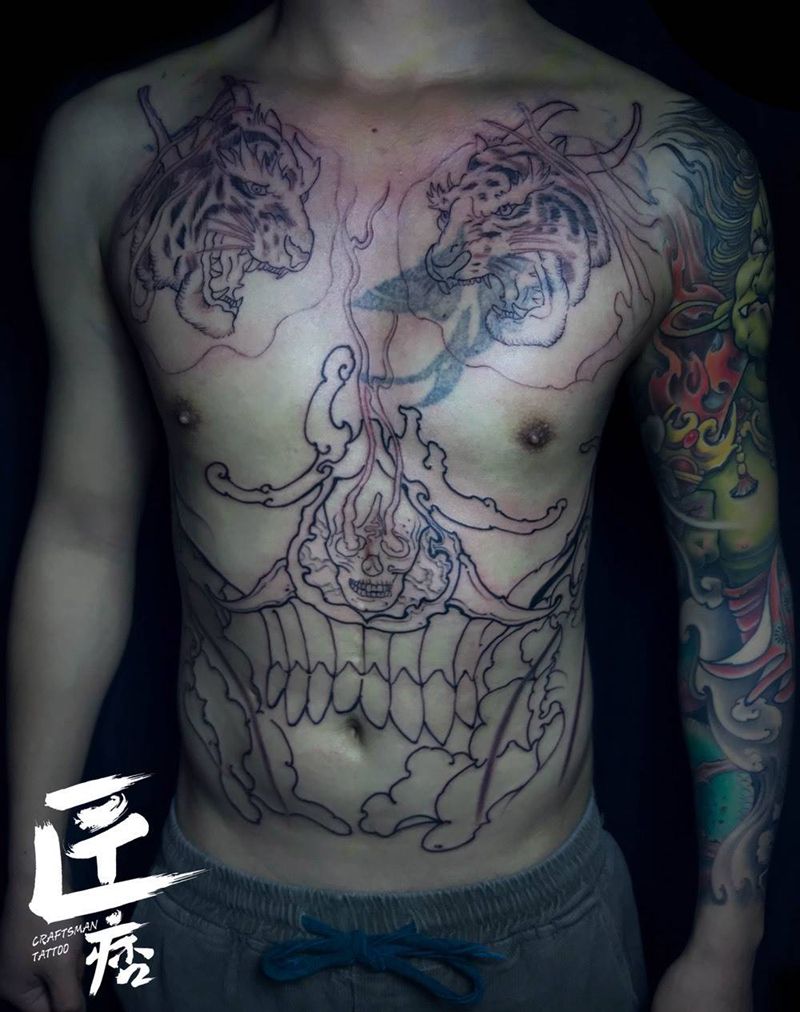 嘎巴拉纹身图片