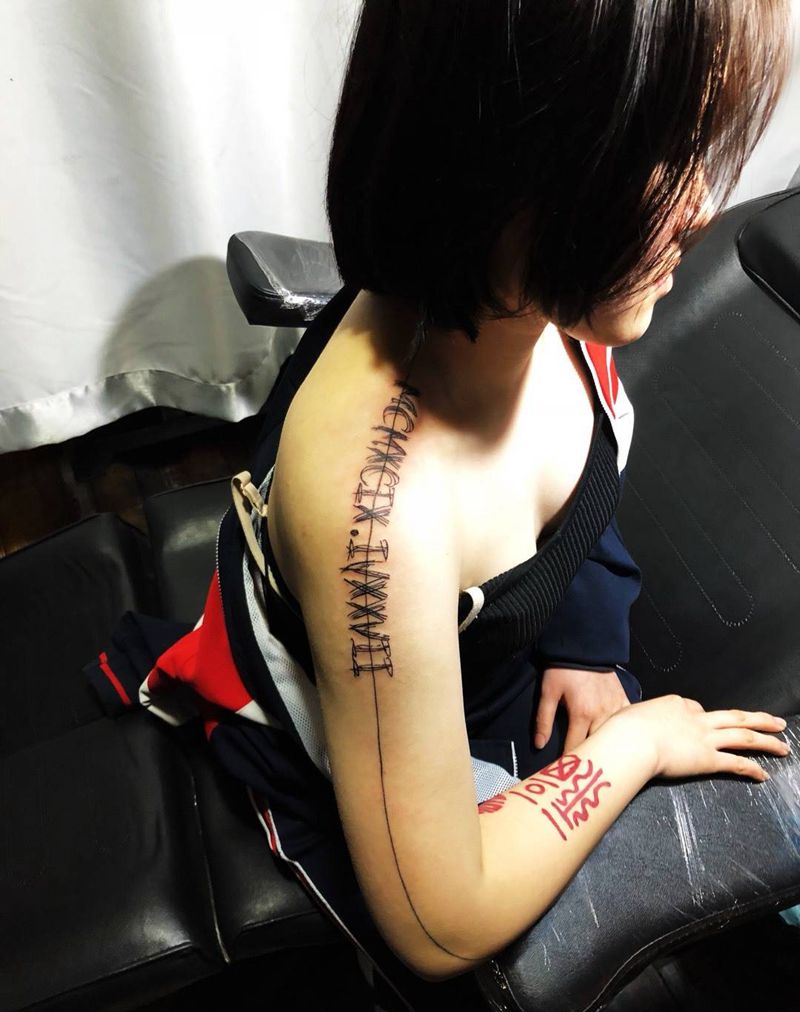 DIY罗马文纹身图片