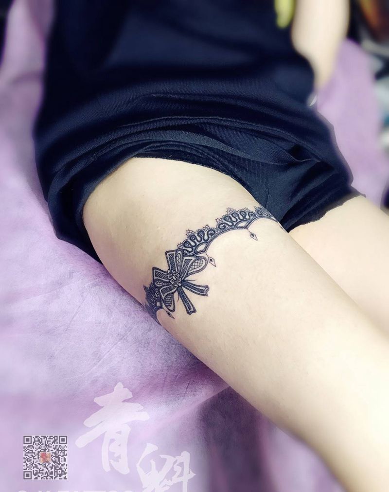 蕾丝纹身图片