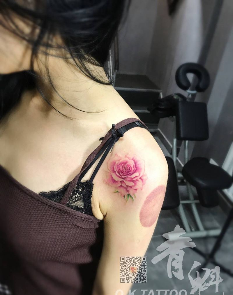 玫瑰纹身图片