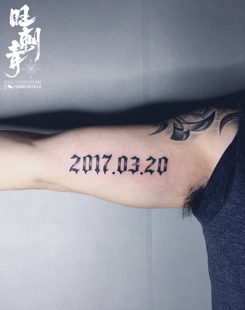 近期文字类作品纹身图片_成品手臂脖子手腕侧腰纹身图案